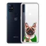 Чехол-накладка Krutoff Clear Case Новогодний француз для OnePlus Nord N10 5G Чехол-накладка Krutoff Clear Case Новогодний француз для OnePlus Nord N10 5G