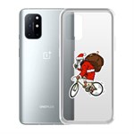 Чехол-накладка Krutoff Clear Case Санта-курьер для OnePlus 8T Чехол-накладка Krutoff Clear Case Санта-курьер для OnePlus 8T