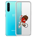 Чехол-накладка Krutoff Clear Case Санта-курьер для OnePlus Nord Чехол-накладка Krutoff Clear Case Санта-курьер для OnePlus Nord