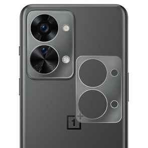 Стекло защитное гибридное МАТОВОЕ Krutoff для камеры OnePlus Nord 2T (2 шт.)