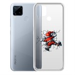 Чехол-накладка Krutoff Clear Case После праздника для Realme C15 Чехол-накладка Krutoff Clear Case После праздника для Realme C15