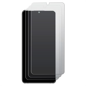 Комплект из 3-x защитных гибридных стекол МАТОВЫХ Krutoff для Xiaomi Mi Note 10 / 10 Lite