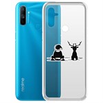 Чехол-накладка Krutoff Clear Case Мечтатели для Realme C3 Чехол-накладка Krutoff Clear Case Мечтатели для Realme C3