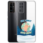 Чехол-накладка Krutoff Clear Case Люблю зиму для Honor 30 Чехол-накладка Krutoff Clear Case Люблю зиму для Honor 30