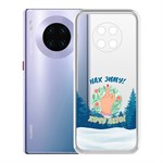 Чехол-накладка Krutoff Clear Case Люблю зиму для Huawei Mate 30 Чехол-накладка Krutoff Clear Case Люблю зиму для Huawei Mate 30