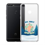 Чехол-накладка Krutoff Clear Case Люблю зиму для Huawei P Smart Чехол-накладка Krutoff Clear Case Люблю зиму для Huawei P Smart