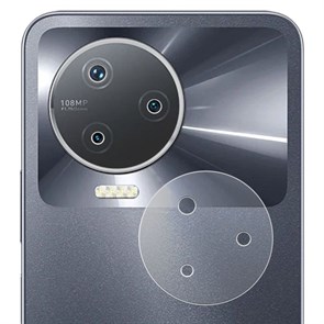 Стекло защитное гибридное МАТОВОЕ Krutoff для камеры INFINIX Note 12 Pro