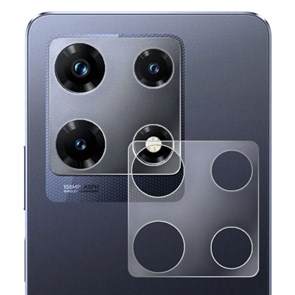 Стекло защитное гибридное Krutoff для камеры INFINIX Note 30 Pro