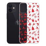 Чехол-накладка Krutoff Clear Case Новогодние мотивы для iPhone 12 mini Чехол-накладка Krutoff Clear Case Новогодние мотивы для iPhone 12 mini