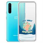 Чехол-накладка Krutoff Clear Case Люблю зиму для OnePlus Nord Чехол-накладка Krutoff Clear Case Люблю зиму для OnePlus Nord