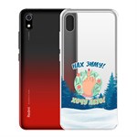 Чехол-накладка Krutoff Clear Case Люблю зиму для Xiaomi Redmi 7A Чехол-накладка Krutoff Clear Case Люблю зиму для Xiaomi Redmi 7A