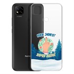 Чехол-накладка Krutoff Clear Case Люблю зиму для Xiaomi Redmi 9C Чехол-накладка Krutoff Clear Case Люблю зиму для Xiaomi Redmi 9C