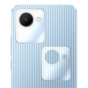 Стекло защитное гибридное Krutoff для камеры Realme C30 (2 шт.)