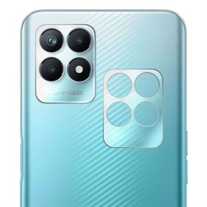 Стекло защитное гибридное Krutoff для камеры Realme Narzo 50 (2 шт.)