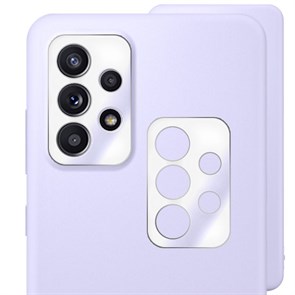 Стекло защитное гибридное МАТОВОЕ Krutoff для камеры Samsung Galaxy A52 (A525) (2 шт.)