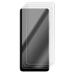 Комплект из 3-x защитных гибридных стекол Krutoff для Xiaomi Redmi Note 12 Pro Plus