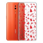 Чехол-накладка Krutoff Clear Case Новогодние мотивы для OPPO Reno Z Чехол-накладка Krutoff Clear Case Новогодние мотивы для OPPO Reno Z