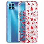 Чехол-накладка Krutoff Clear Case Новогодние мотивы для OPPO Reno4 Lite Чехол-накладка Krutoff Clear Case Новогодние мотивы для OPPO Reno4 Lite