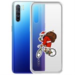 Чехол-накладка Krutoff Clear Case Санта-курьер для OPPO Reno3 Чехол-накладка Krutoff Clear Case Санта-курьер для OPPO Reno3