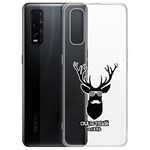 Чехол-накладка Krutoff Clear Case Сказочный олень для OPPO Find X2 Чехол-накладка Krutoff Clear Case Сказочный олень для OPPO Find X2