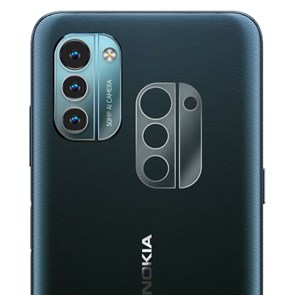 Стекло защитное гибридное Krutoff для камеры Nokia G21 (2 шт.)