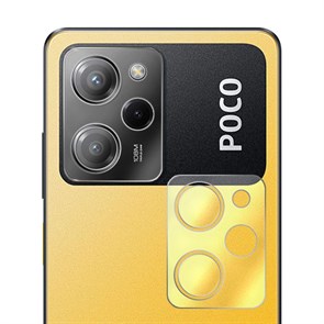 Стекло защитное гибридное Krutoff для камеры Xiaomi Poco X5 Pro (2 шт.)