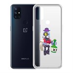 Чехол-накладка Clear Case Brawl Stars-Барли для OnePlus Nord N10 5G Чехол-накладка Clear Case Brawl Stars-Барли для OnePlus Nord N10 5G