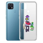 Чехол-накладка Clear Case Brawl Stars-Барли для OPPO A15 Чехол-накладка Clear Case Brawl Stars-Барли для OPPO A15
