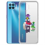 Чехол-накладка Clear Case Brawl Stars-Барли для OPPO Reno4 Lite Чехол-накладка Clear Case Brawl Stars-Барли для OPPO Reno4 Lite