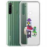 Чехол-накладка Clear Case Brawl Stars-Барли для Realme 6i Чехол-накладка Clear Case Brawl Stars-Барли для Realme 6i