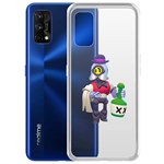 Чехол-накладка Clear Case Brawl Stars-Барли для Realme 7 Pro Чехол-накладка Clear Case Brawl Stars-Барли для Realme 7 Pro