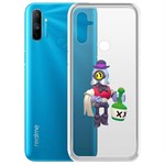 Чехол-накладка Clear Case Brawl Stars-Барли для Realme C3 Чехол-накладка Clear Case Brawl Stars-Барли для Realme C3