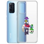 Чехол-накладка Clear Case Brawl Stars-Барли для Vivo V19 Чехол-накладка Clear Case Brawl Stars-Барли для Vivo V19