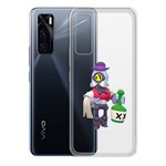 Чехол-накладка Clear Case Brawl Stars-Барли для Vivo V20 SE Чехол-накладка Clear Case Brawl Stars-Барли для Vivo V20 SE