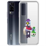 Чехол-накладка Clear Case Brawl Stars-Барли для Vivo Y31 Чехол-накладка Clear Case Brawl Stars-Барли для Vivo Y31