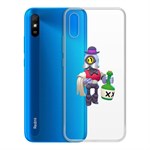 Чехол-накладка Clear Case Brawl Stars-Барли для Xiaomi Redmi 9A Чехол-накладка Clear Case Brawl Stars-Барли для Xiaomi Redmi 9A