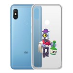 Чехол-накладка Clear Case Brawl Stars-Барли для Xiaomi Redmi Note 6 Pro Чехол-накладка Clear Case Brawl Stars-Барли для Xiaomi Redmi Note 6 Pro