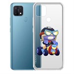 Чехол-накладка Clear Case Brawl Stars-Безумный Карл для OPPO A15 Чехол-накладка Clear Case Brawl Stars-Безумный Карл для OPPO A15