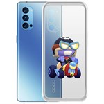 Чехол-накладка Clear Case Brawl Stars-Безумный Карл для OPPO Reno4 Pro 5G Чехол-накладка Clear Case Brawl Stars-Безумный Карл для OPPO Reno4 Pro 5G