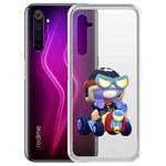 Чехол-накладка Clear Case Brawl Stars-Безумный Карл для Realme 6 Pro Чехол-накладка Clear Case Brawl Stars-Безумный Карл для Realme 6 Pro