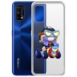 Чехол-накладка Clear Case Brawl Stars-Безумный Карл для Realme 7 Pro Чехол-накладка Clear Case Brawl Stars-Безумный Карл для Realme 7 Pro