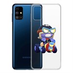 Чехол-накладка Clear Case Brawl Stars-Безумный Карл для Samsung Galaxy M51 (M515) Чехол-накладка Clear Case Brawl Stars-Безумный Карл для Samsung Galaxy M51 (M515)