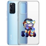 Чехол-накладка Clear Case Brawl Stars-Безумный Карл для Vivo V19 Чехол-накладка Clear Case Brawl Stars-Безумный Карл для Vivo V19