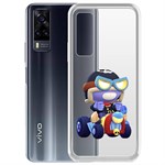 Чехол-накладка Clear Case Brawl Stars-Безумный Карл для Vivo Y31 Чехол-накладка Clear Case Brawl Stars-Безумный Карл для Vivo Y31