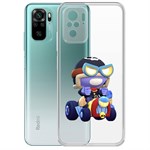 Чехол-накладка Clear Case Brawl Stars-Безумный Карл для Xiaomi Redmi Note 10/ Note 10S Чехол-накладка Clear Case Brawl Stars-Безумный Карл для Xiaomi Redmi Note 10/ Note 10S