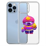 Чехол-накладка Clear Case Brawl Stars-Джин для iPhone 13 Чехол-накладка Clear Case Brawl Stars-Джин для iPhone 13