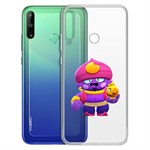 Чехол-накладка Clear Case Brawl Stars-Джин для Huawei P40 Lite E/Y7p/Honor 9C Чехол-накладка Clear Case Brawl Stars-Джин для Huawei P40 Lite E/Y7p/Honor 9C