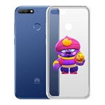 Чехол-накладка Clear Case Brawl Stars-Джин для Huawei Y6 Prime (2018)/Honor 7A Pro/7C Чехол-накладка Clear Case Brawl Stars-Джин для Huawei Y6 Prime (2018)/Honor 7A Pro/7C