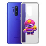 Чехол-накладка Clear Case Brawl Stars-Джин для OnePlus 8 Pro Чехол-накладка Clear Case Brawl Stars-Джин для OnePlus 8 Pro