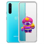 Чехол-накладка Clear Case Brawl Stars-Джин для OnePlus Nord Чехол-накладка Clear Case Brawl Stars-Джин для OnePlus Nord